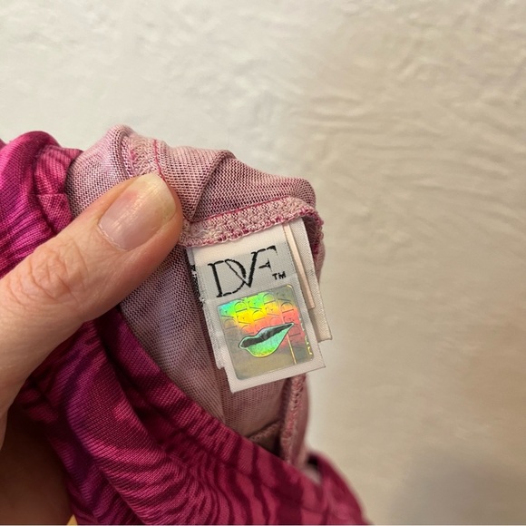 Diane von Furstenberg Zoe Dress 8 Silk Pink - Picture 7 of 9